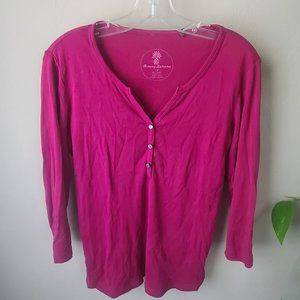 Tommy Bahama 3/4 Sleeve Blouse - Small